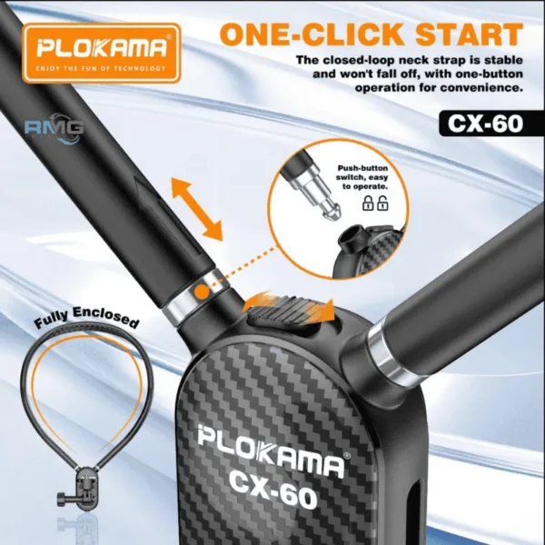 Plokama neck phone mount with 1/4 adapter