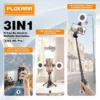Selfie stick with dual LED lights