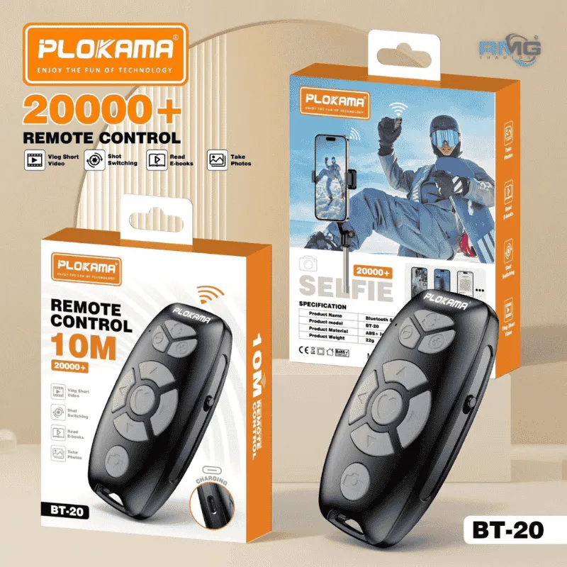 Plokama BT-20 remote close view