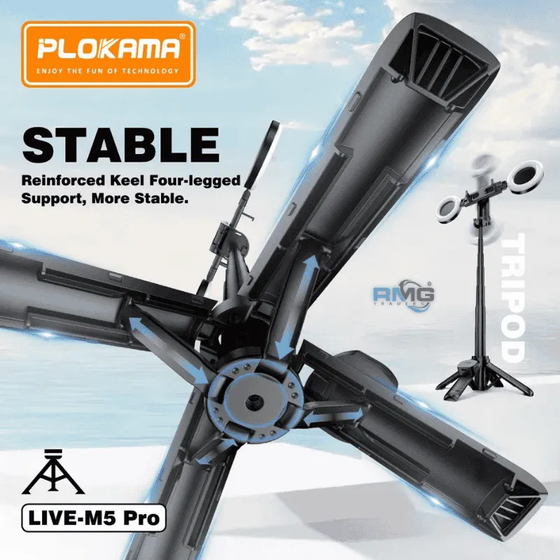 Plokama Live M5 Pro mobile tripod