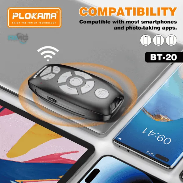 Wireless remote control for smartphone