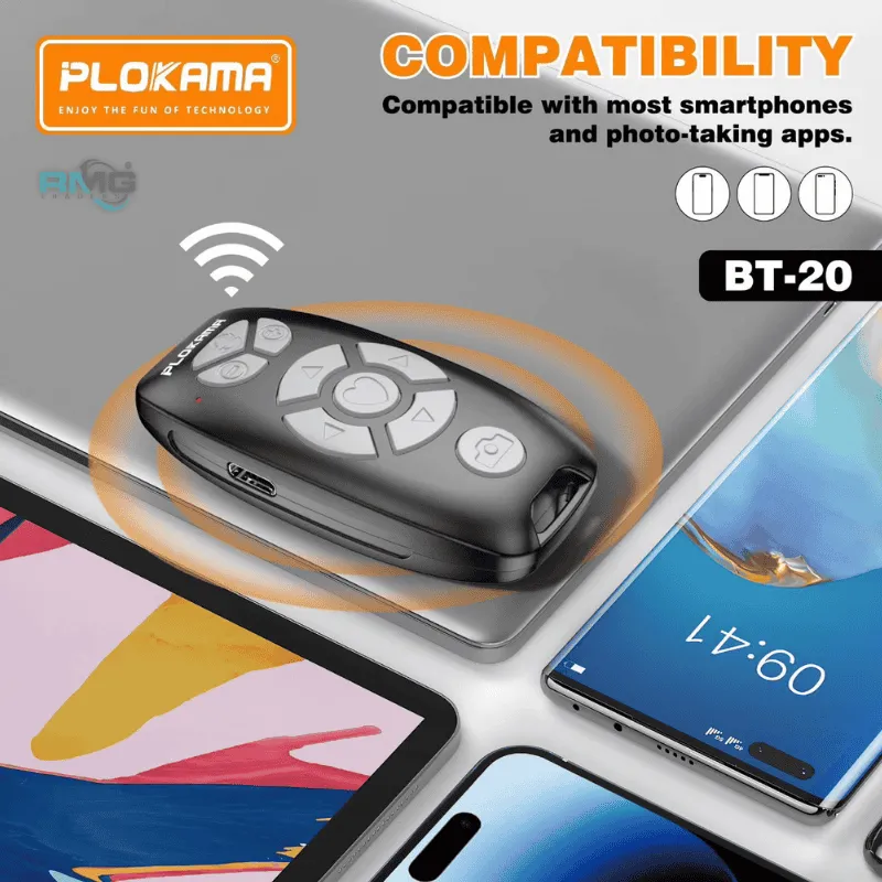 Wireless remote control for smartphone