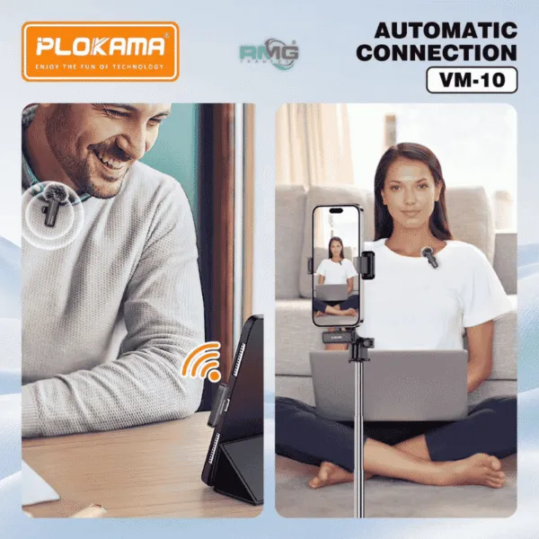 2.4G wireless lapel mic Plokama