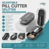 New Adjustable Pill Cutter Splitter Safe pill cutter for tablets