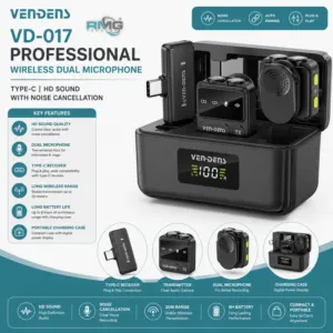 new VENDENS VD-017 wireless microphone