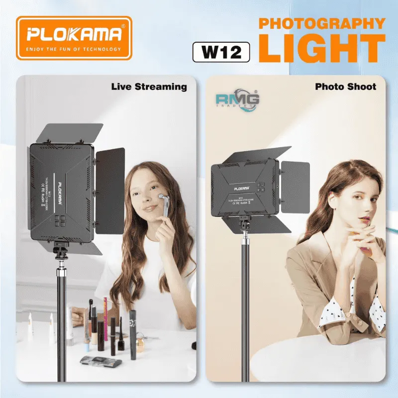 Professional LED video light for filming