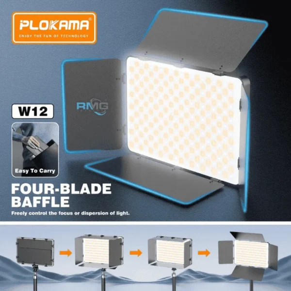 Plokama studio light with battery