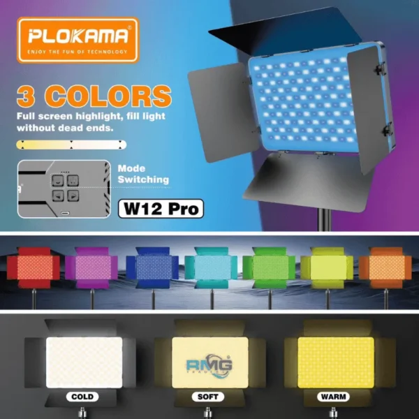 Plokama W12 Pro back display view