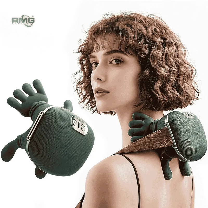 neck and shoulder massager handheld shiatsu neck massager