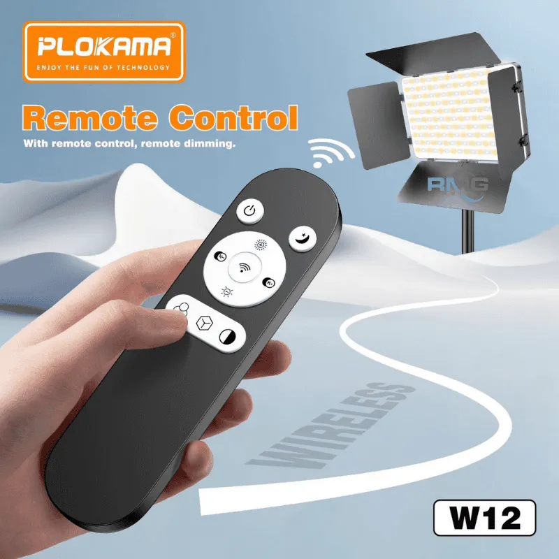 Plokama W12 photography light front view