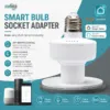 Tuya Smart Life Wifi Smart Light Bulb Socket Adapter E27 Switch Lamp Base Holder