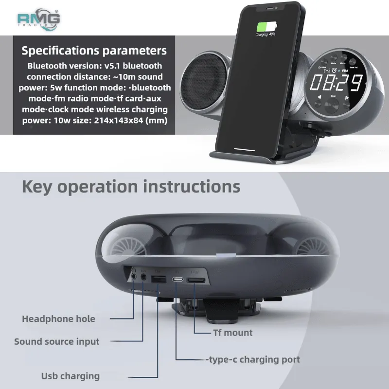 RGB bluetooth speaker