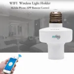 Tuya Smart Life Wifi Smart Light Bulb Socket Adapter E27 Switch Lamp Base Holder