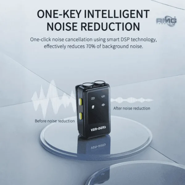 Noise canceling wireless microphone