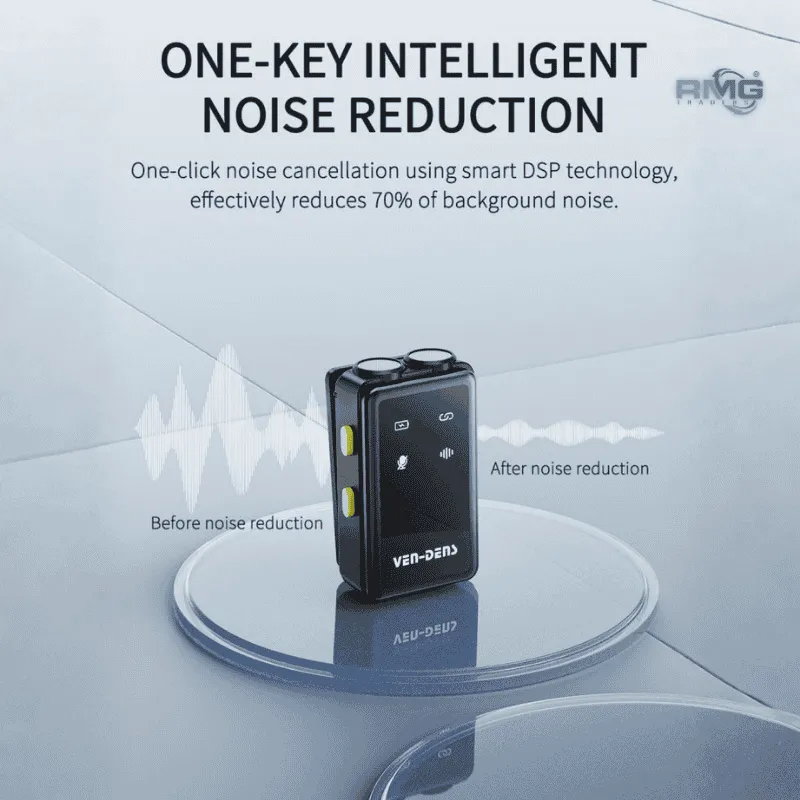 Noise canceling wireless microphone