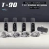 4 mic wireless interview microphone system
