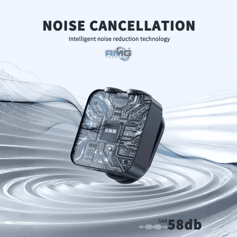 portable wireless microphone with 650mAh battery