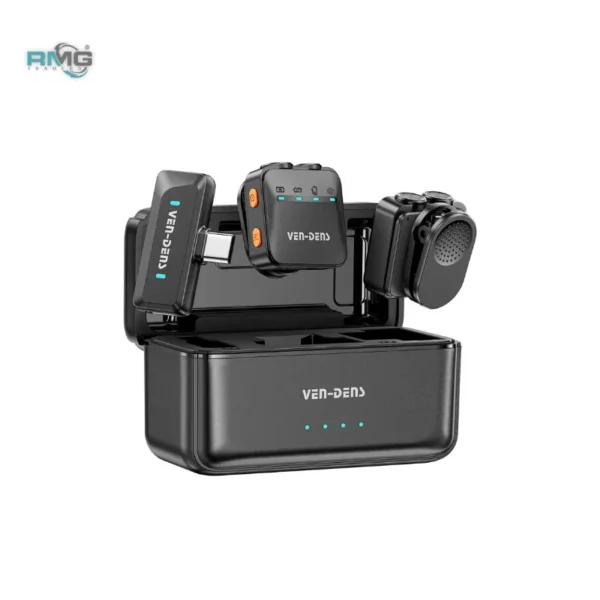dual wireless microphone with Type-C charging