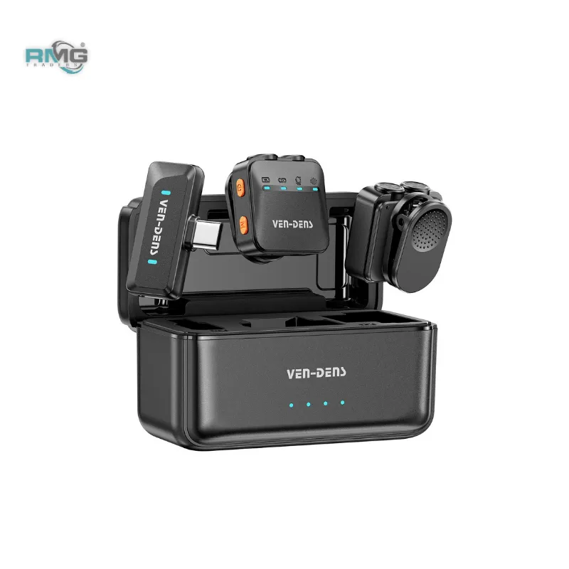 dual wireless microphone with Type-C charging