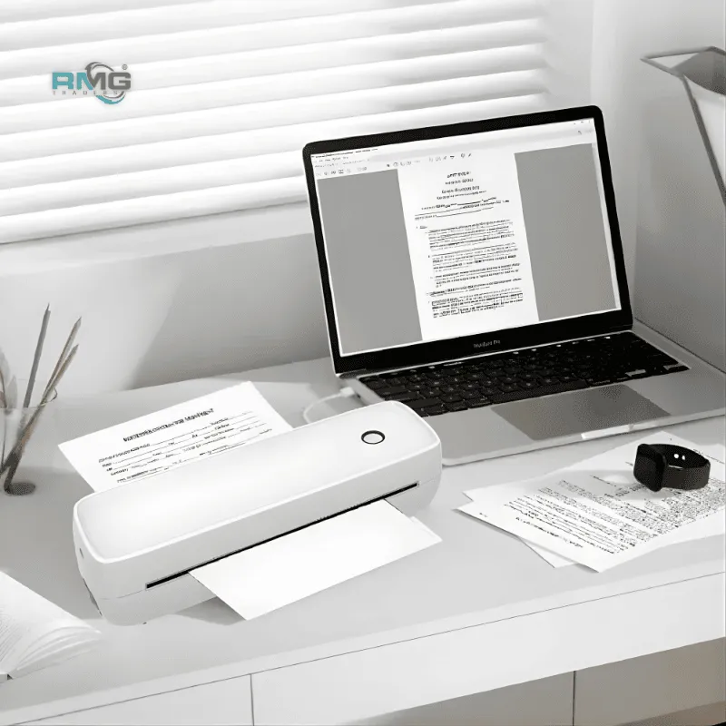 inkless A4 thermal printer Bluetooth WiFi