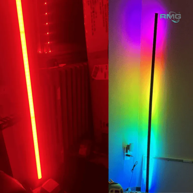 minimalist RGB floor lamp