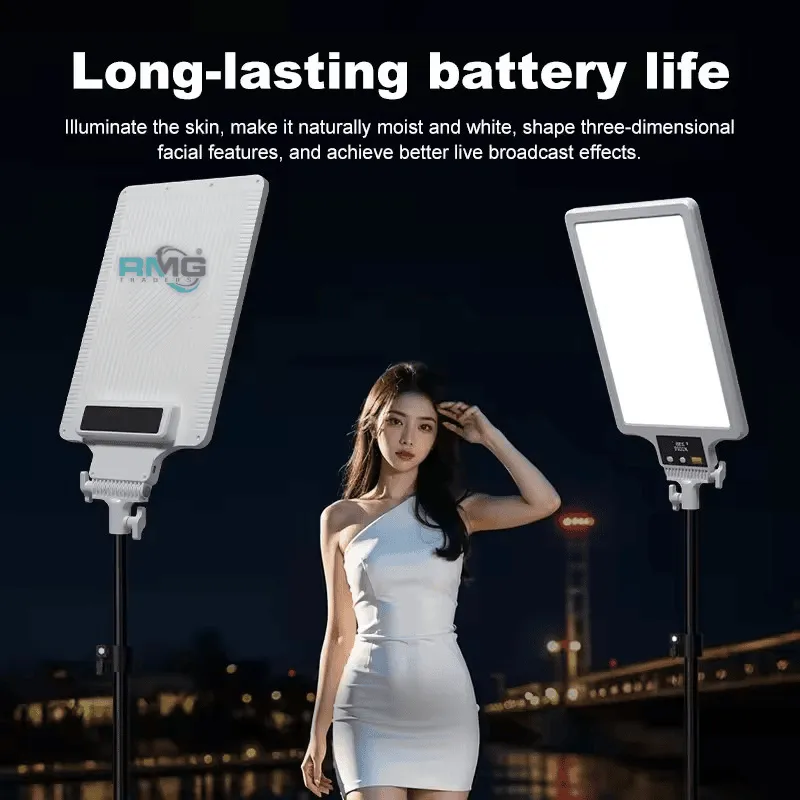 CRI 96 rechargeable video light