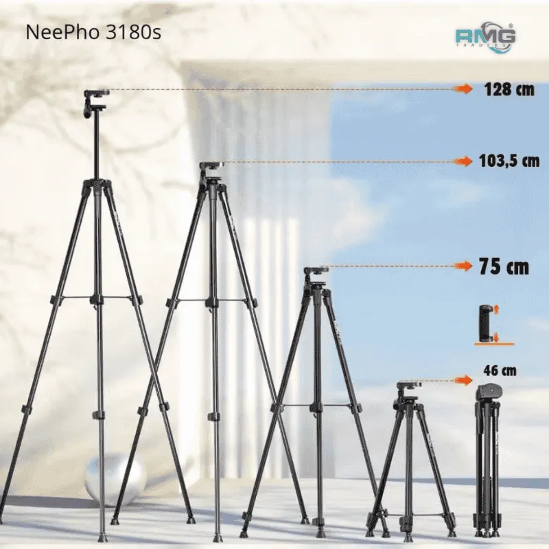 selfie stick tripod with remote control