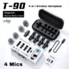 T90 clip-on lavalier microphone with noise reduction
