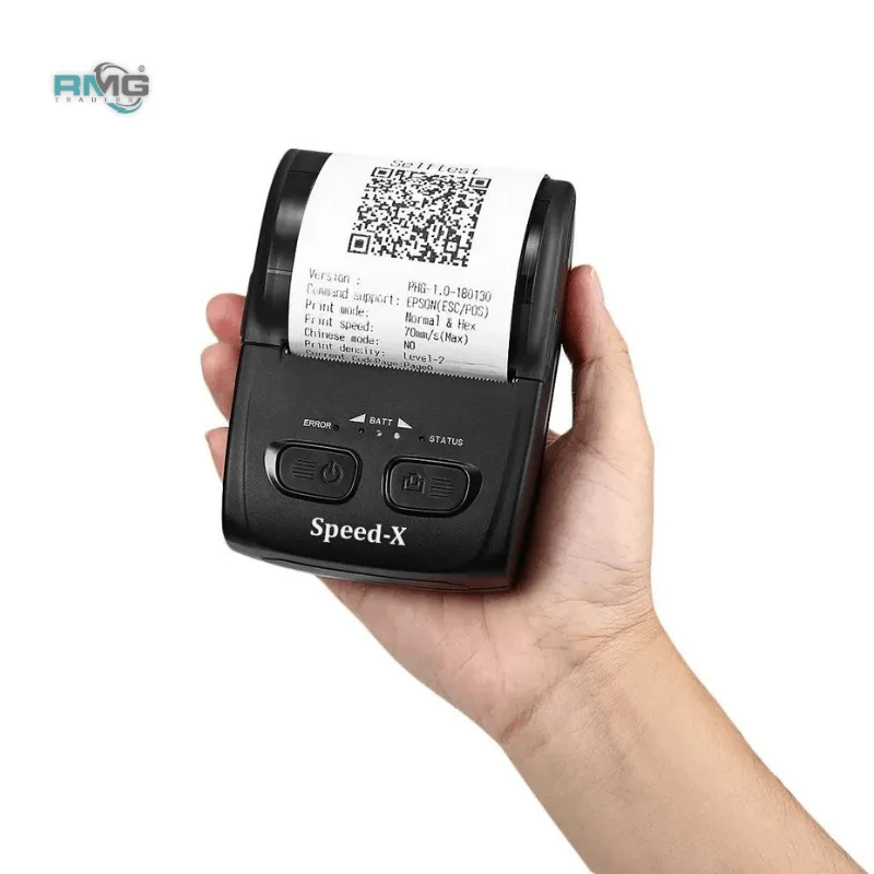 SPEED-X BT500M Mini Portable 58mm Bluetooth + USB Thermal Printer
