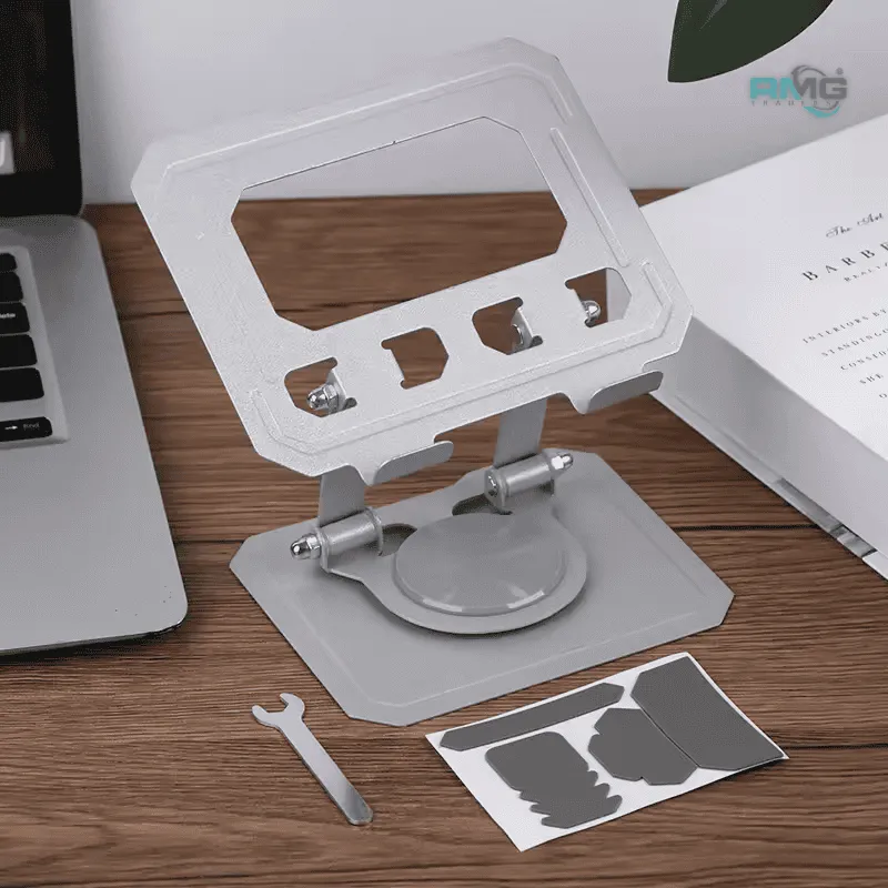 adjustable foldable tablet holder for desk