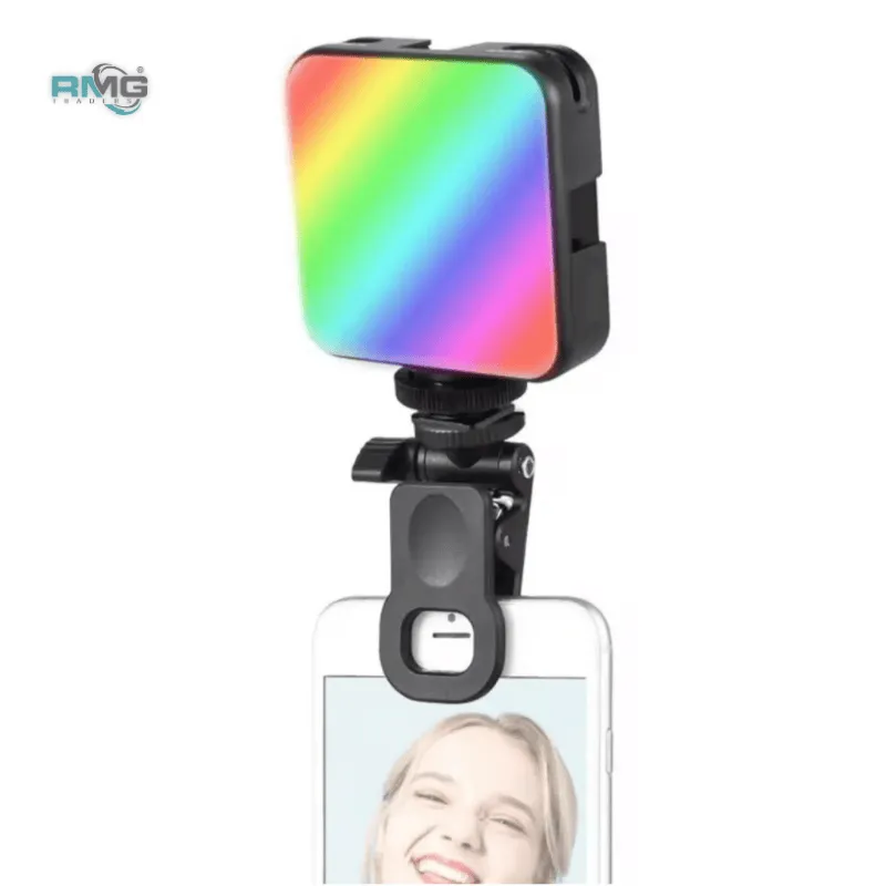 AY83 LED pocket RGB video light mini LED video light for TikTok