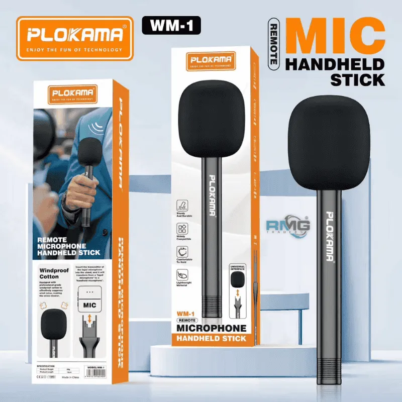 Wm1 wireless mic with windproof cover