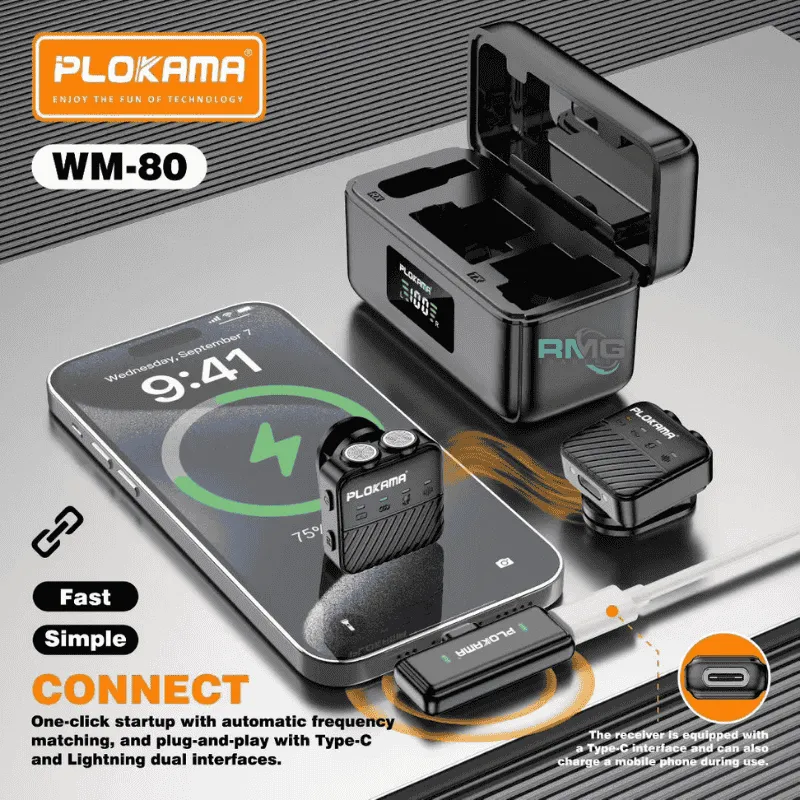 wireless mic with intelligent noise reduction