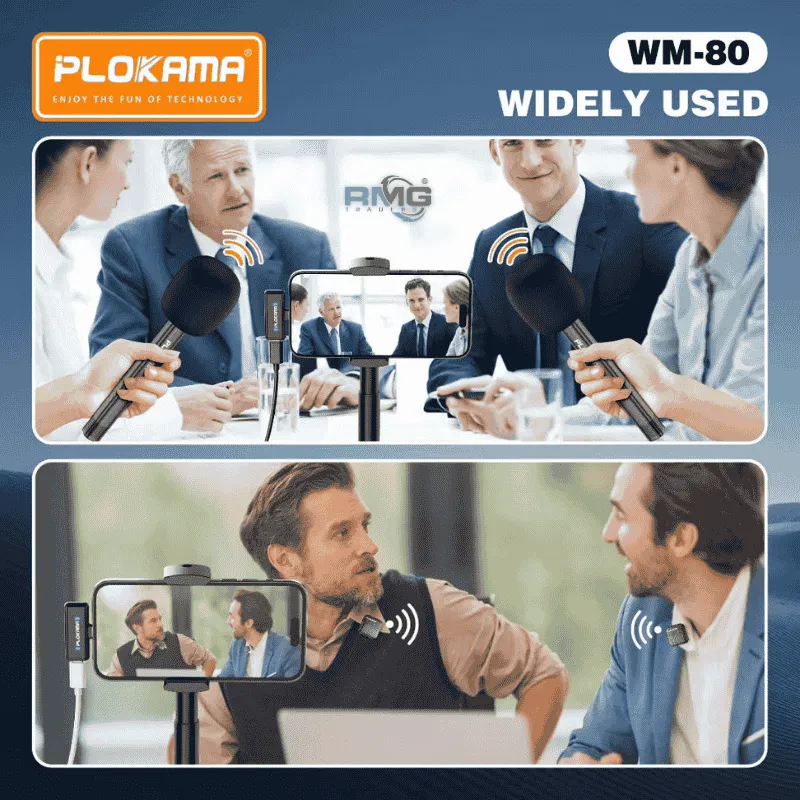 WM-80 wireless lavalier microphone