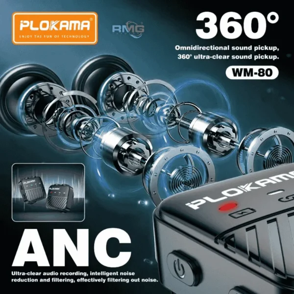 WM-80 ultra clear audio microphone