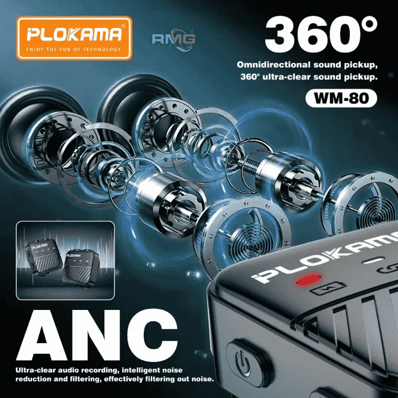 WM-80 ultra clear audio microphone