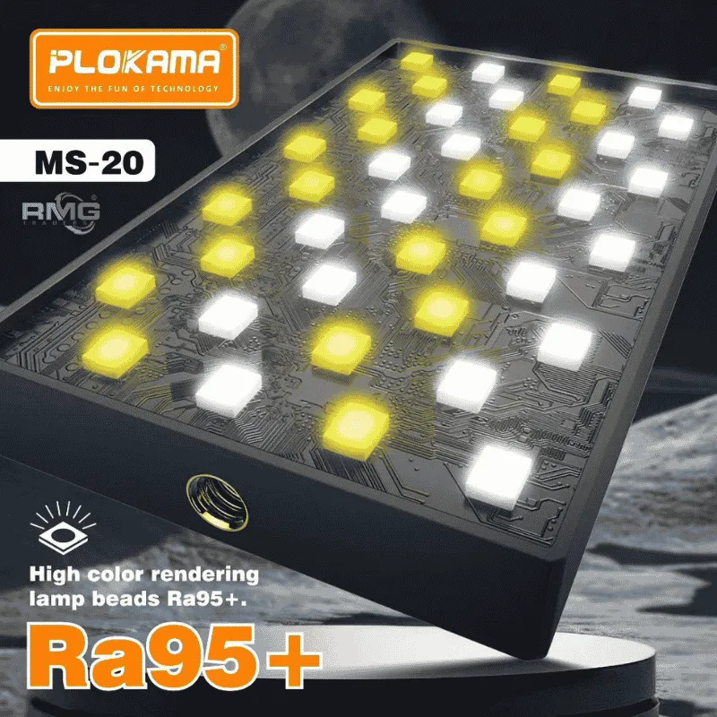 Plokama magnetic selfie light rechargeable