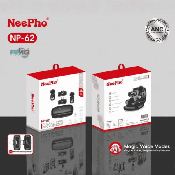 NeePho NP-62 ANC wireless collar microphone