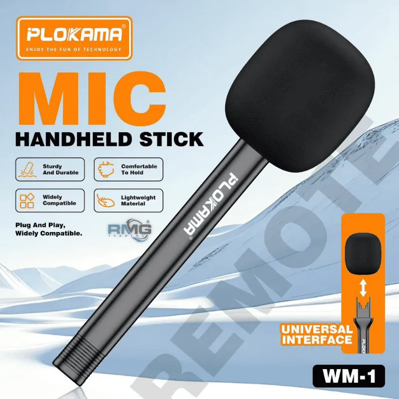 Plokama Wm1 wireless interview microphone handheld