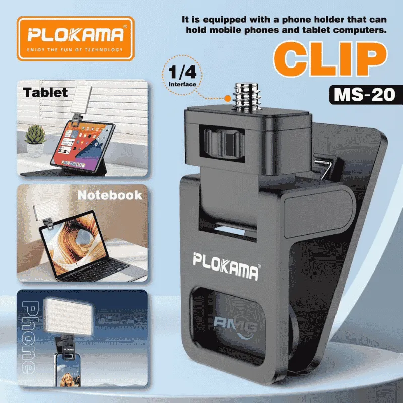 Plokama MS20 fill light for streaming