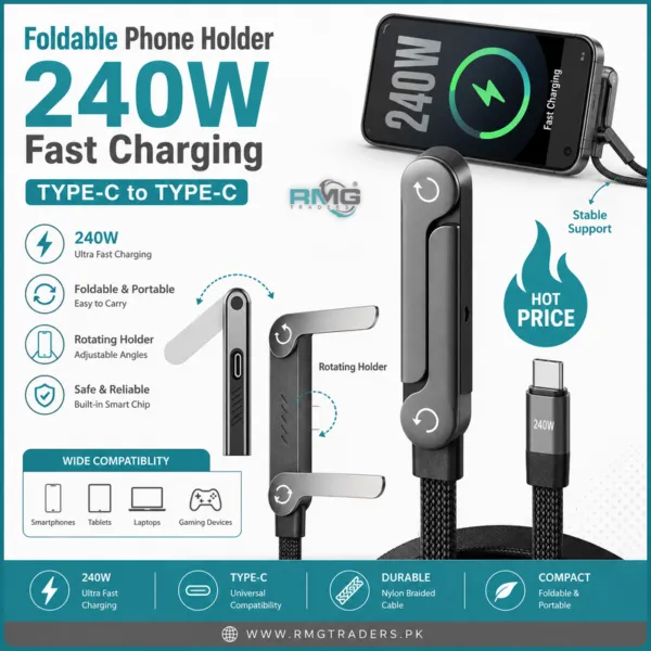 New 240w fast charging cable Pakistan