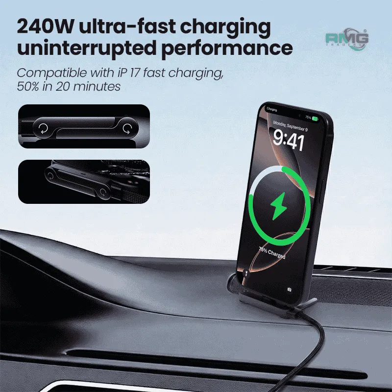 right angle USB C data cable
