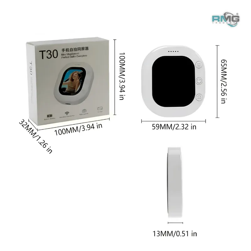 portable wireless selfie preview monitor