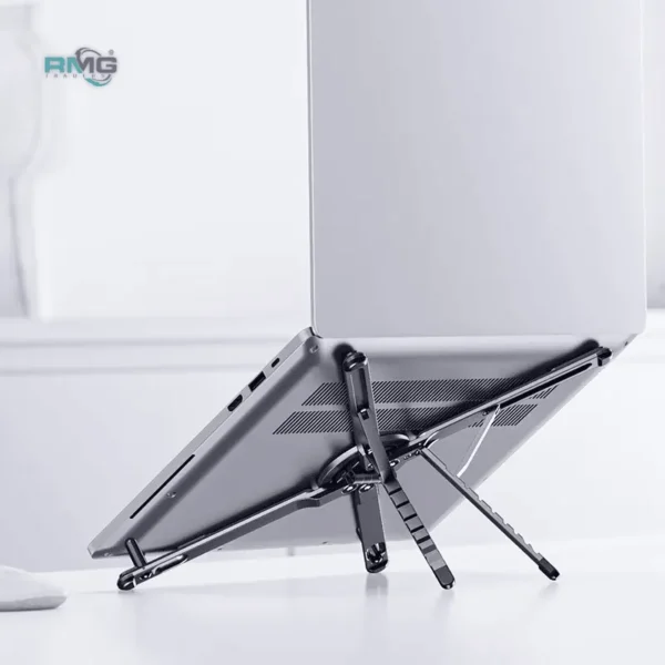 3 in 1 aluminum laptop stand with phone holder