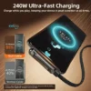 fast charging ctoc cable with foldable phone holder