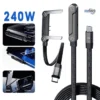 durable USB C data sync cable
