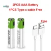 USB charging AA AAA battery