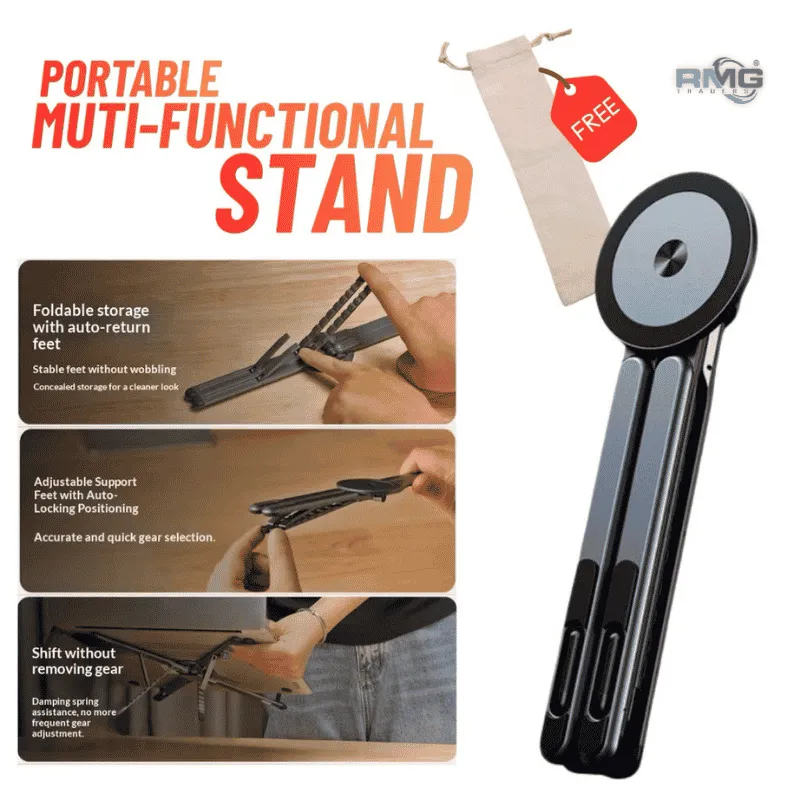 portable laptop stand setup