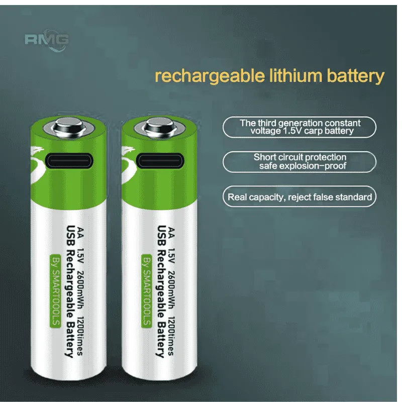 portable lithium rechargeable cells