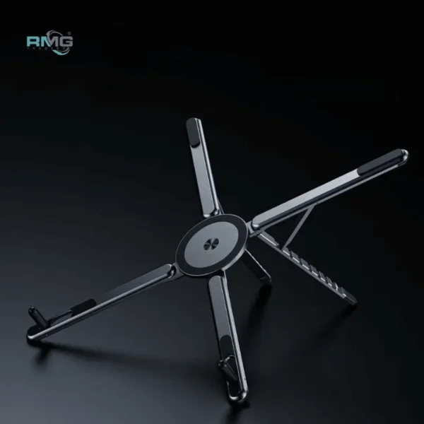 ultitasking laptop stand setup